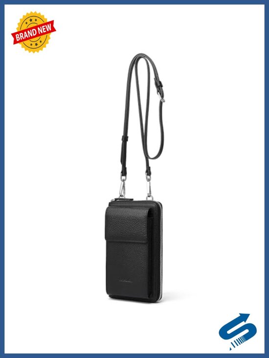 Handbags - Full Grain Cowhide Leather Crossbody Wallet RFID Cell Phone Bag